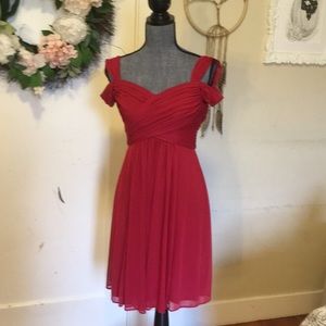 David’s bridal red dress